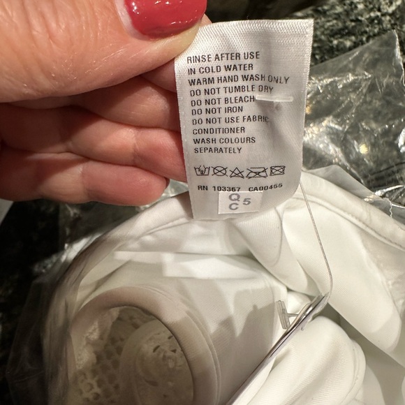 Freya WHITE Sundance Crochet Brief Bikini Swim Bottom, L Large - Picture 3 of 10